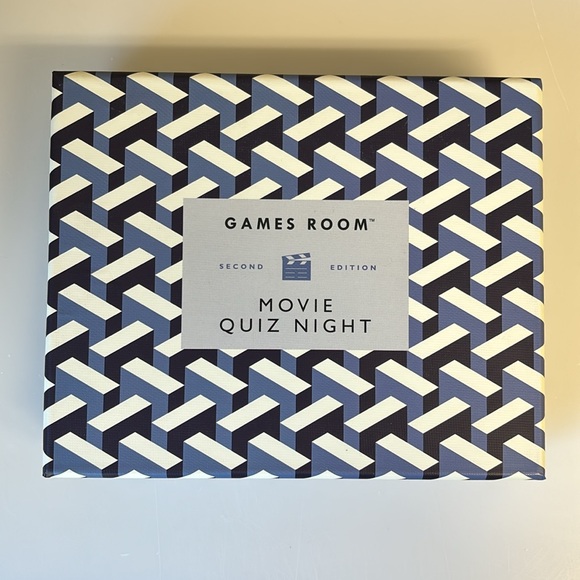 GAMES ROOM Trivia Game MOVIE QUIZ NIGHT second edition Large Box New - Picture 1 of 10